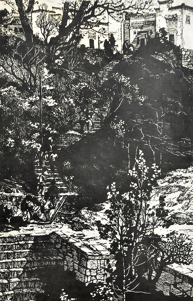 山村小学 43cm×28cm