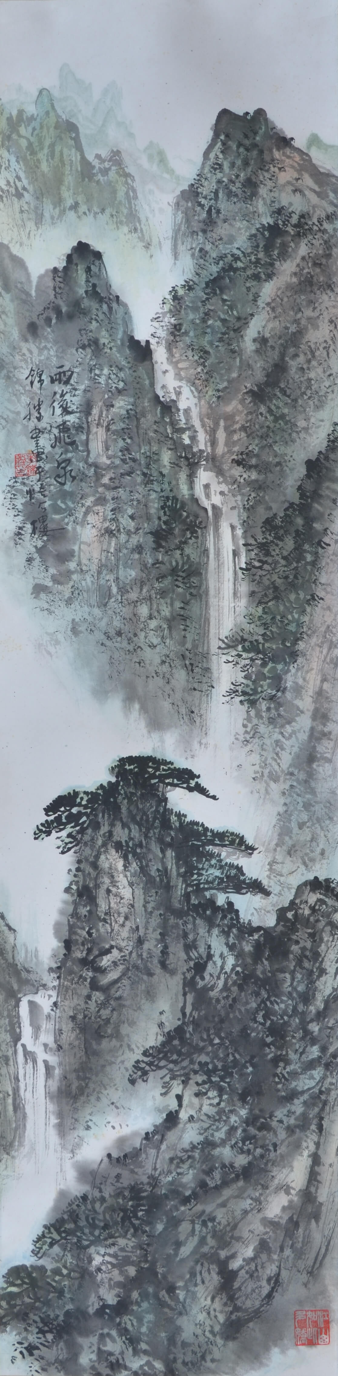 《雨后飞泉》李锦胜